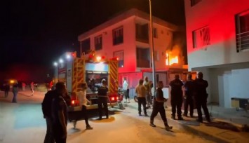 Aydın'da bir evdeki doğalgaz patlamasının ardından yangın çıktı: 1 kişi yaralandı