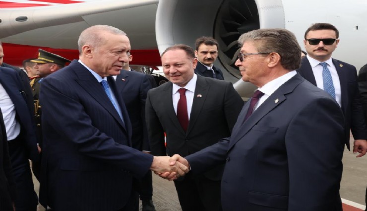 Cumhurbaşkanı Erdoğan KKTC'de