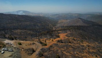 Bursa’da acı tablosu havadan görüntülendi