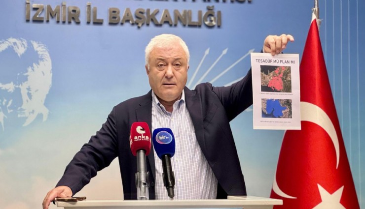 CHP’li Özkan’dan yangın çıkışı: Yanan alanlar çeşme projesi’yle örtüşüyor