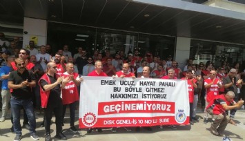 Karşıyaka'da '250 bin TL'lik alacak' eylemi: İşçiler tefecilerin eline düştü!