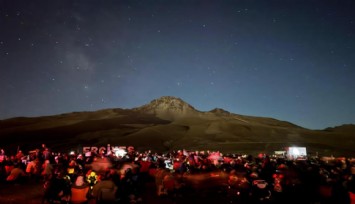 Kayseri’de gökyüzü tutkunları meteor yağmuruna yoğun ilgi gösterdi