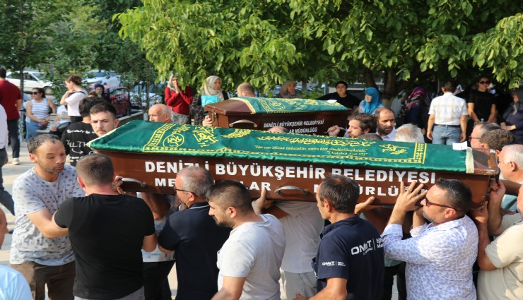 Polis eşi tarafından uykuda öldürülen anne ve 2 çocuğu son yolculuğuna uğurlandı