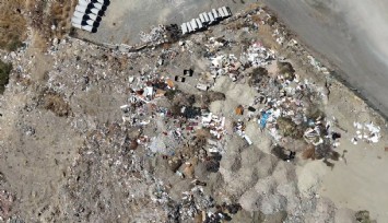 Seferihisar Belediyesi’nden drone destekli kaçak hafriyat denetimi