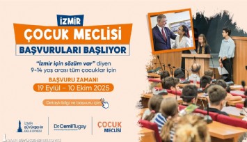 İzmir Çocuk Meclisi başvuruları başlıyor