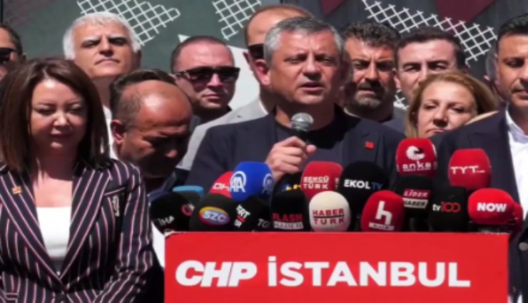 Özgür Özel, CHP İstanbul İl Başkanlığı'nda konuştu: 'Bu kararı tanımıyoruz'