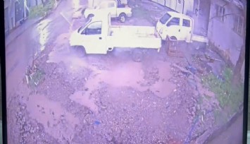 İşte İzmir'i susuz bırakan Halkapınar pompa istasyonuna yıldırım düştüğü anlar