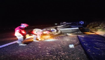 İzmir İstanbul Otoyolu'ndaki kazada 4 kişi yaralandı