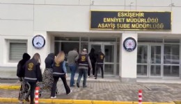 O hırsızlar Eskişehir'de yakalandı