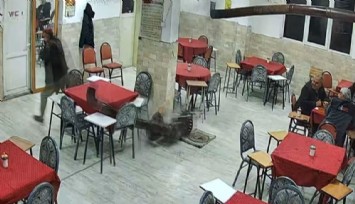 Sobaya güzel kokması için kolonya döken işletme sahibinin son anda kurtuluşu