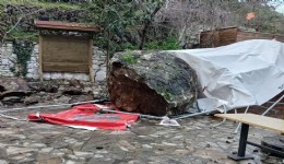 Soma’da heyelan alarmı