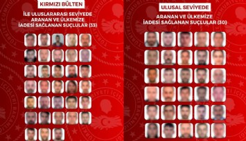 İçişleri Bakanlığı duyurdu: 'Kırmızı bültenle aranan 30 suçlu ülkemize iade edildi'