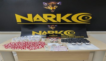 Turgutlu'da narkotik operasyonu: Bin 635 adet uyuşturucu hap ele geçirildi