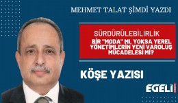 Sürdürülebilirlik : Bir 'moda' mı, yoksa yerel yönetimlerin yeni varoluş mücadelesi mi?