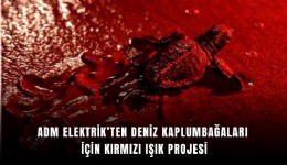 Adm Elektrik’ten deniz kaplumbağaları için kırmızı ışık projesi