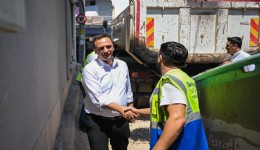 Bornova’da Çamdibi yolları asfaltla yenileniyor