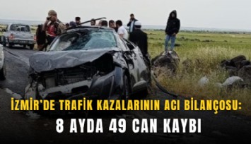 İzmir’de trafik kazalarının acı bilançosu: 8 ayda 49 can kaybı