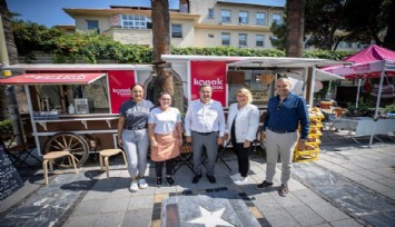 Sevgi Yolu’ndaki vagonlar Konak Kadın Kooperatifinin vitrini oldu   