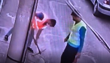 İşçi kılığına girip kablo çalmışlar!