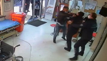 Eşrefpaşa Hastanesi çalışanlarına saldırı protesto edildi