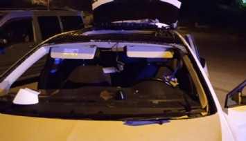 Klima gazının içeri sızdığı otomobilde feci patlama