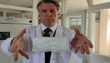 İki saatten fazla kullanılan maskeleri laboratuvarda inceledi gördüklerine inanamadı