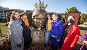 İzmir’de Turuncu Bahçe ve Kadın Anıtı açıldı