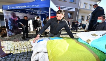 İzmir Büyükşehir Belediyesi üreticiye iklim dostu yem bitkisi desteğini sürdürüyor