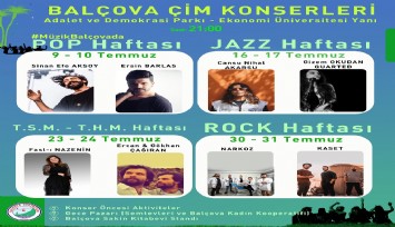 Balçova’da Çim Konserleri başlıyor