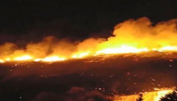 İzmir’de otluk alanda çıkan yangın kontrol altında  