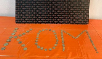 Ödemiş’te bir evde Bizans dönemine ait sikkeler bulundu