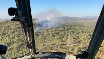 Foça’daki orman yangını kontrol altında