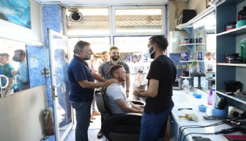 Başkan Sandal’dan esnafın sorunlarına yerinde çözüm