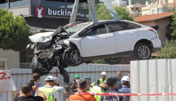 Metro inşaatında şafta düşen sürücü hayatını kaybetti
