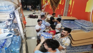 Göztepeli taraftarlardan Marmaris ve Bodrum’a yardım eli  