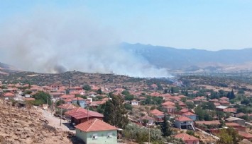İzmir'de makilik alanda yangın  