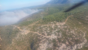 İzmir’deki orman yangını 14 saat sonra kontrol altına alındı