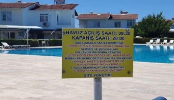 Dikili’deki sitede “haşema” yasağı tartışma çıkardı