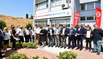 Çiğli’de Abdullah Baştürk işçi kitaplığı açıldı