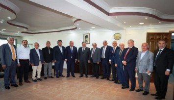 Esnaftan Başkan Batur’a destek teşekkürü   