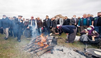 “Mera İzmir” projesinin çoban ateşi yakıldı