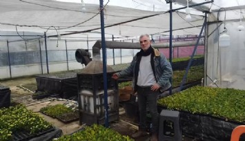 İzmirli çiçekçiler zirai don nöbetinde