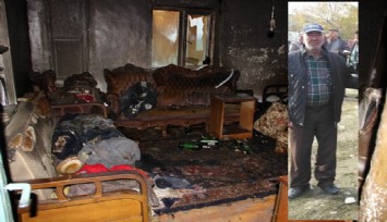 Sigara izmaritinden çıkan yangında bir kişi öldü