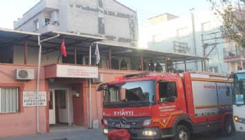 Sağlık ocağında çıkan yangın korkuttu  