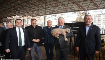 Torbalı’daki 59 üreticiye 214 küçükbaş desteği