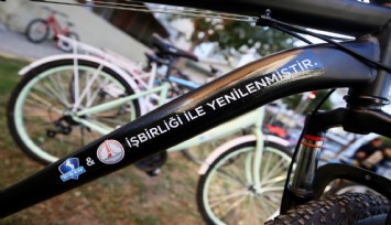 Eski bisikletler iyiliğe dönüştü