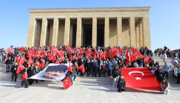 Selçuklu gençler Anıtkabir’de