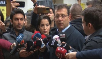 İmamoğlu: Saksıda suç bulmak yerine saksıyı çalıştırmak lazım
