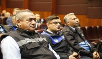 Konak Zabıta personeli, depreme hazır