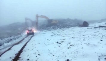 Ege’ye kışın ilk karı düştü